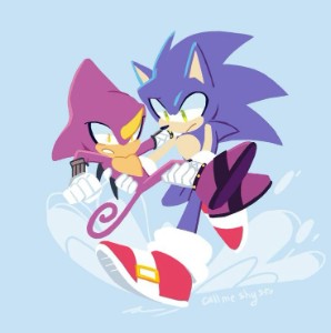 Espio × Sonic